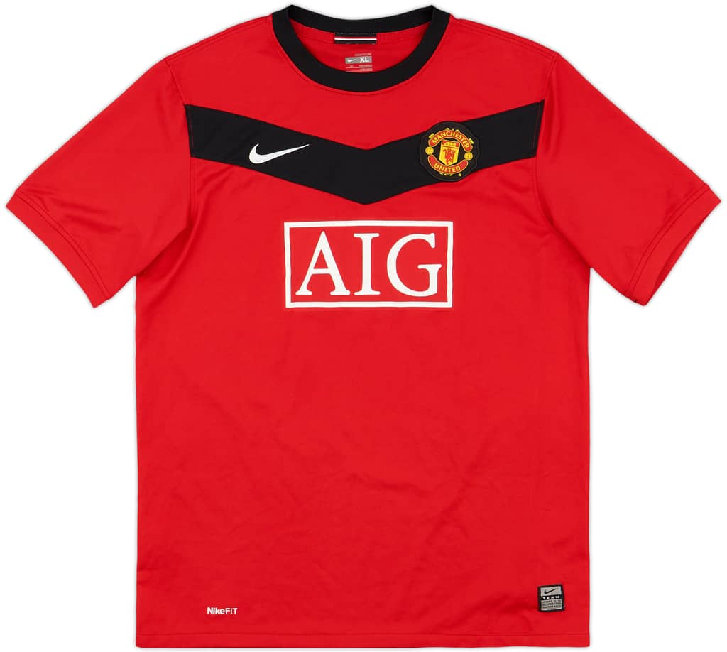 2009-10 Manchester United Home Shirt - 8/10 - (XL.Boys)
