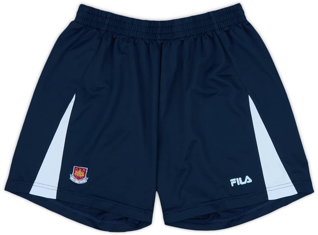 2001-03 West Ham Fila Training Shorts - 9/10 - (M)
