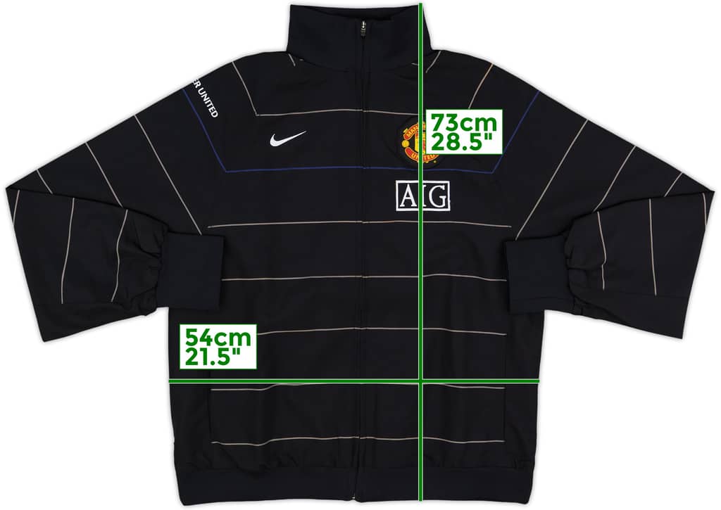 2008-09 Manchester United Nike Track Jacket - 7/10 - (M)