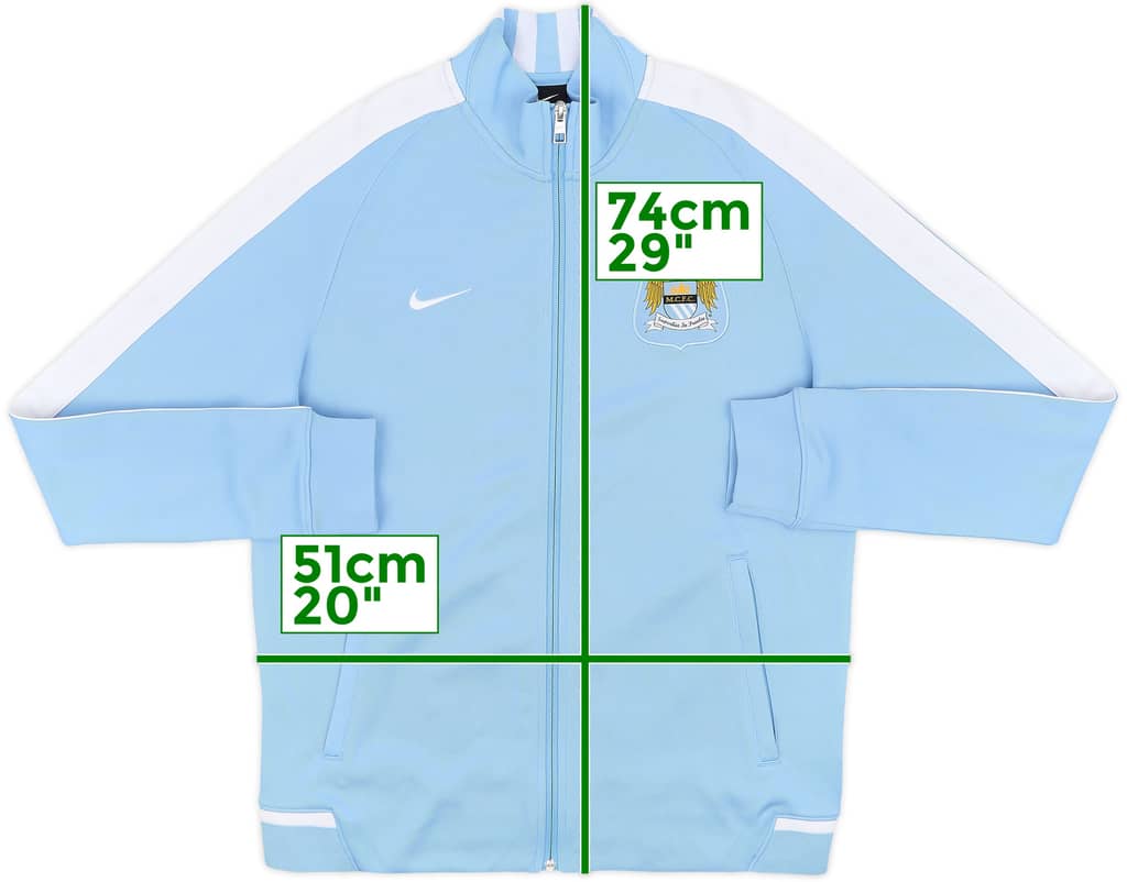 2015-16 Manchester City Nike Track Jacket - 8/10 - (L)