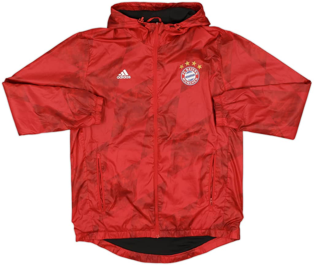 2016-17 Bayern Munich adidas Hooded Rain Jacket - 5/10 - (M)