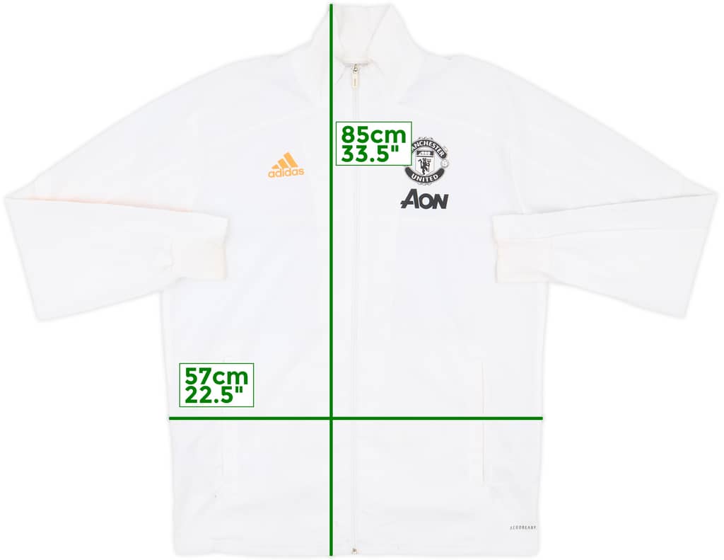 2020-21 Manchester United adidas Track Jacket - 8/10 - (L)