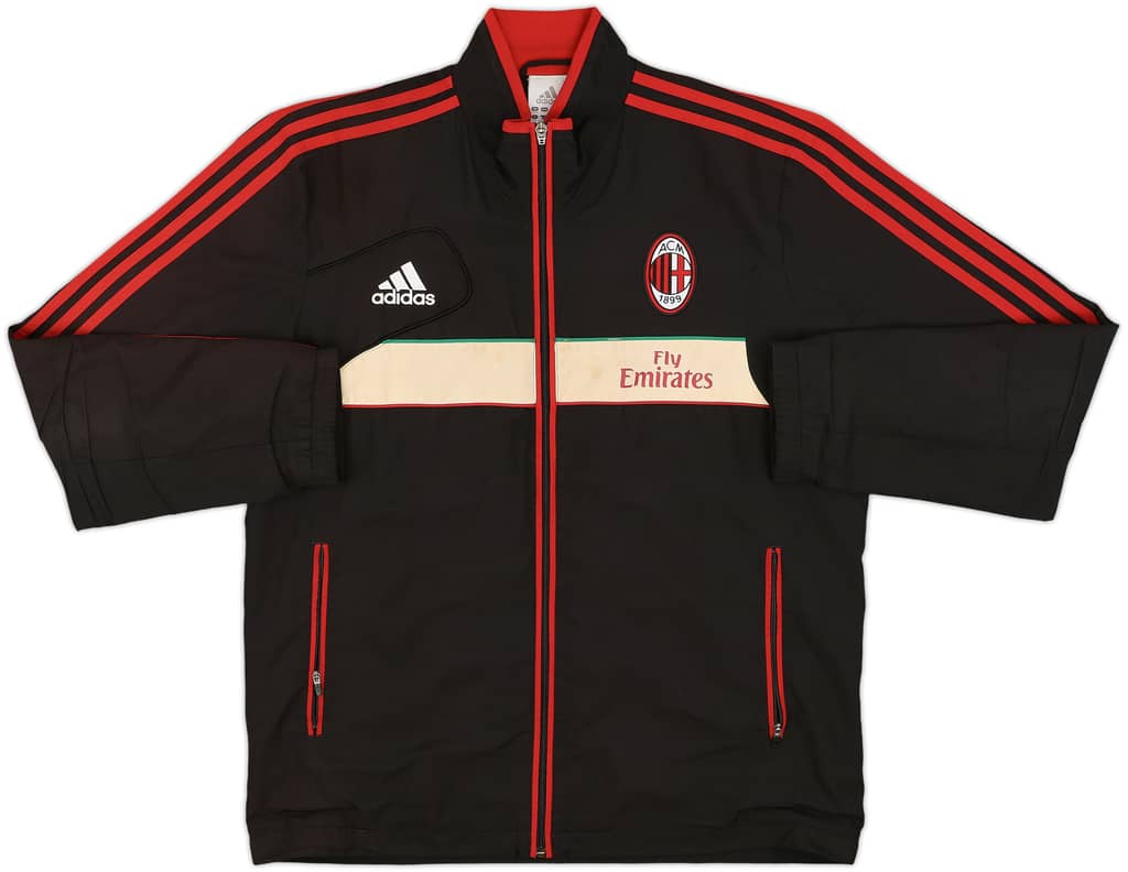 2012-13 AC Milan adidas Track Jacket - 6/10 - (L)