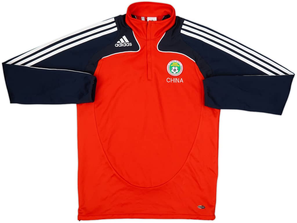 2007-08 Chinese FA adidas 1/4 Zip Training Top - 8/10 - (M)