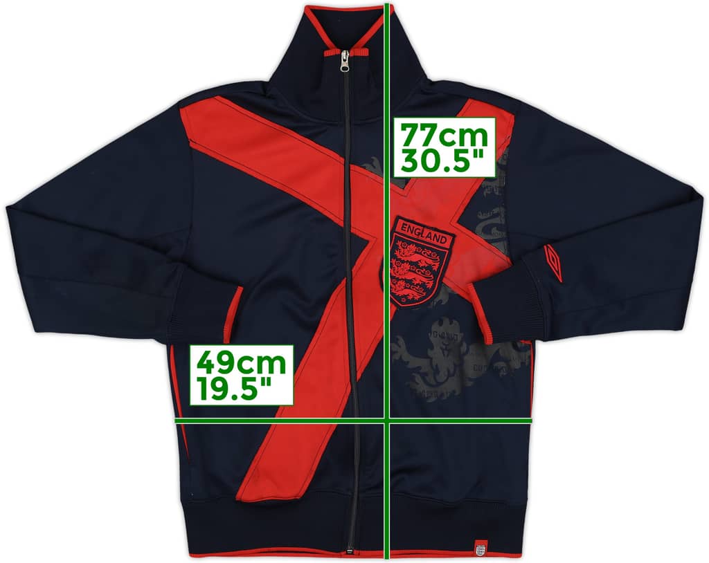 2007-09 England Umbro Track Jacket - 8/10 - (S)