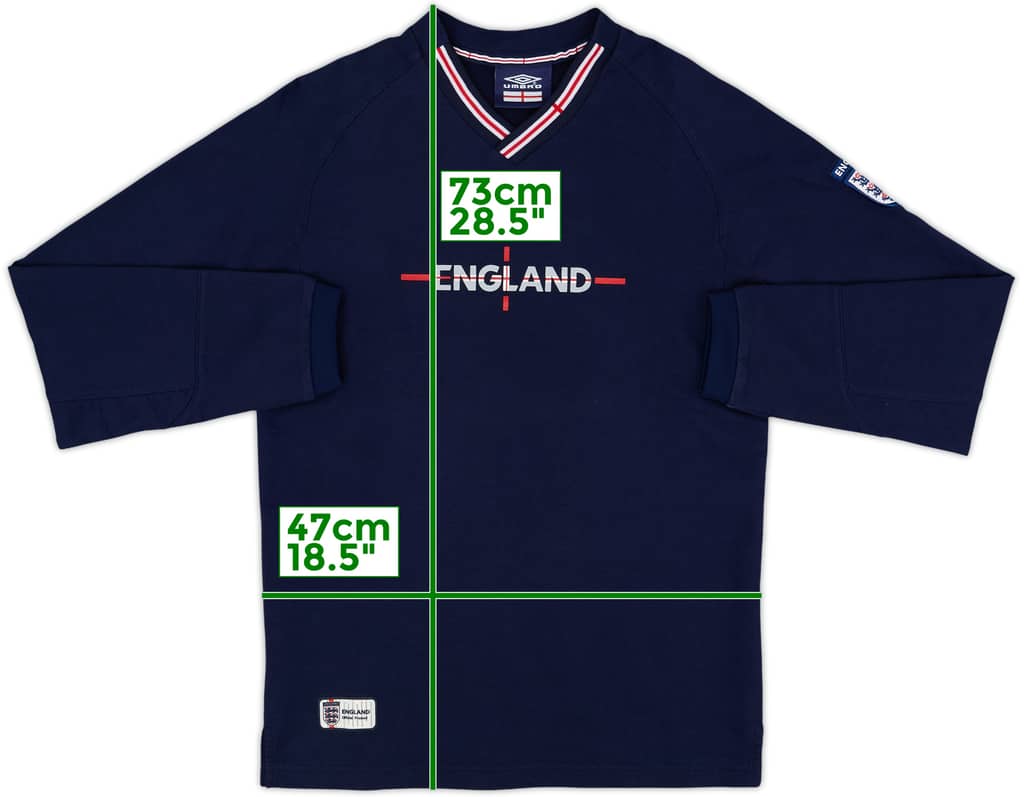 2004-06 England Umbro Sweatshirt - 10/10 - (S)