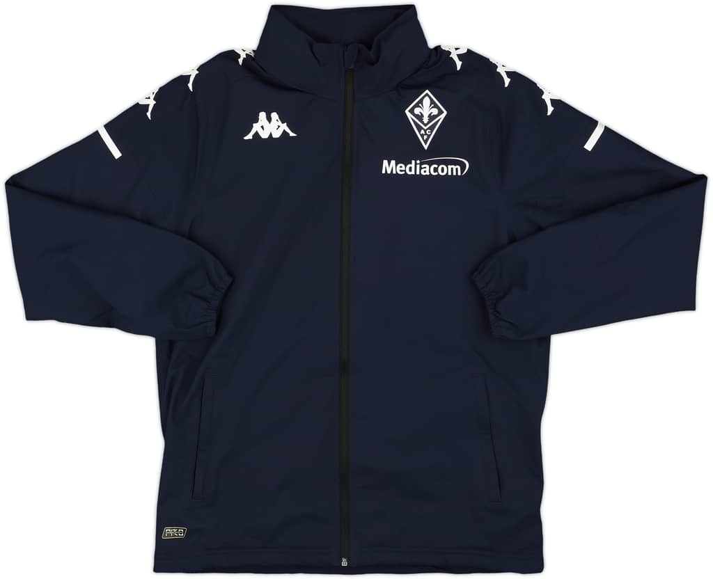 2020-21 Fiorentina Kappa Hooded Rain Jacket - 10/10 - (M)