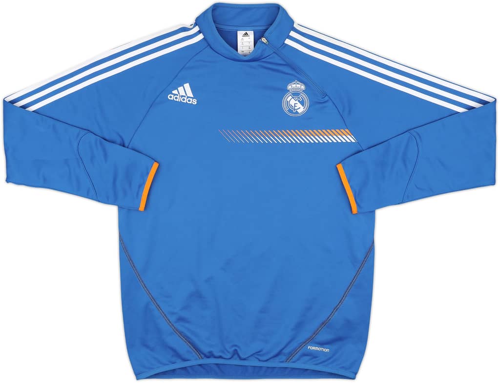 2013-14 Real Madrid adidas 1/4 Zip Drill Top - 8/10 - (L)