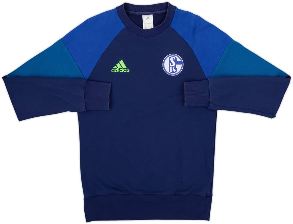 2016-17 Schalke adidas Sweat Top - 8/10 - (S)