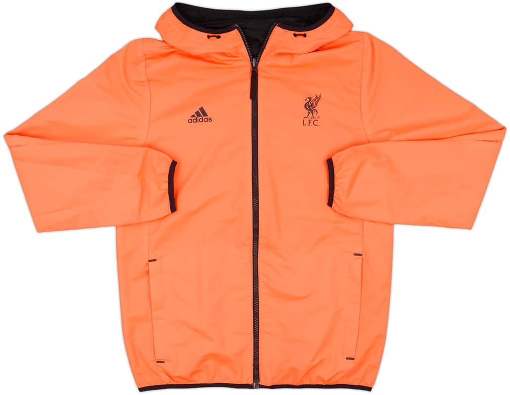 2010-11 Liverpool adidas Hooded Track Jacket - 8/10 - (L.Boys)