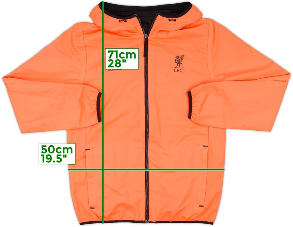 2010-11 Liverpool adidas Hooded Track Jacket - 8/10 - (L.Boys)