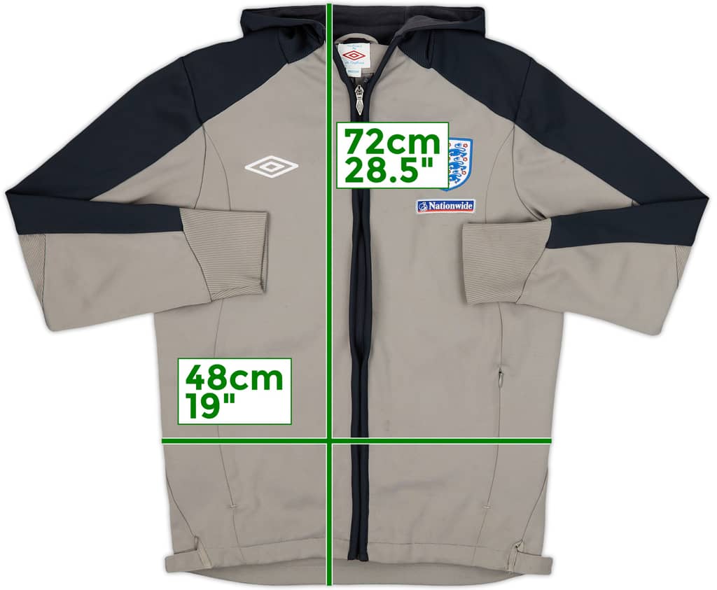 2007-09 England Umbro Track Jacket - 8/10 - (M)