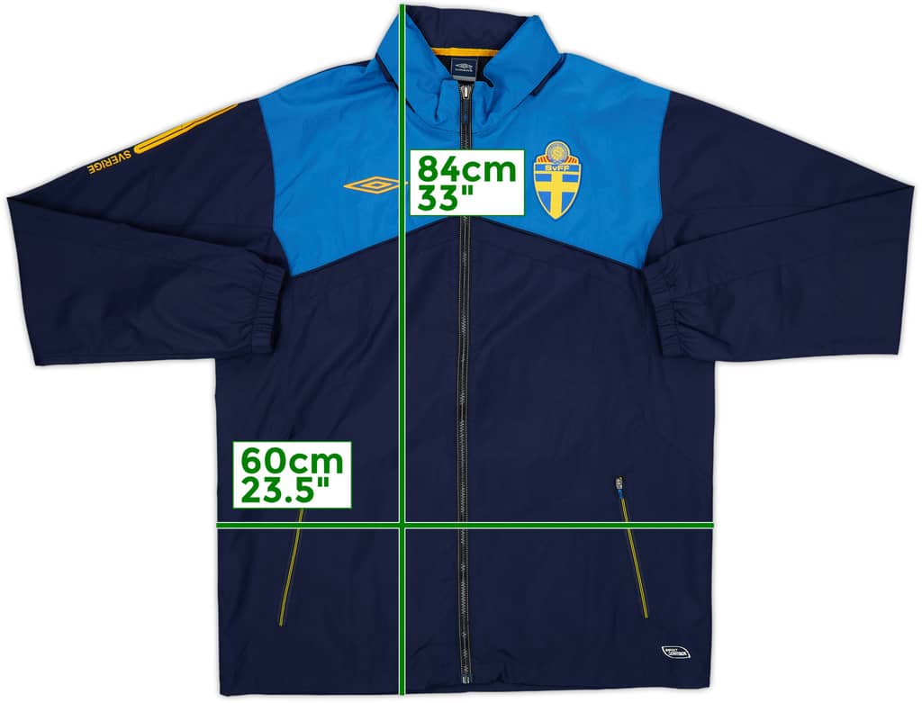 2008-10 Sweden Umbro Hooded Track Jacket - 8/10 - (L)