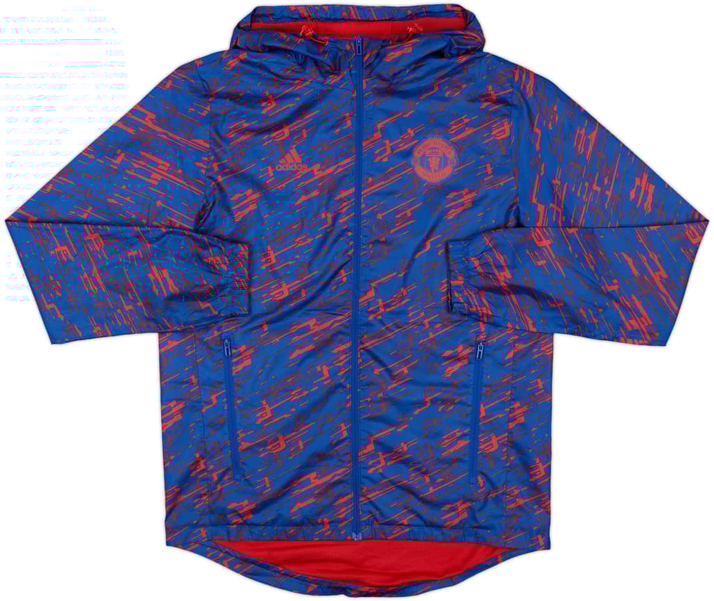 2016-17 Manchester United adidas Hooded Track Jacket - 5/10 - (S)