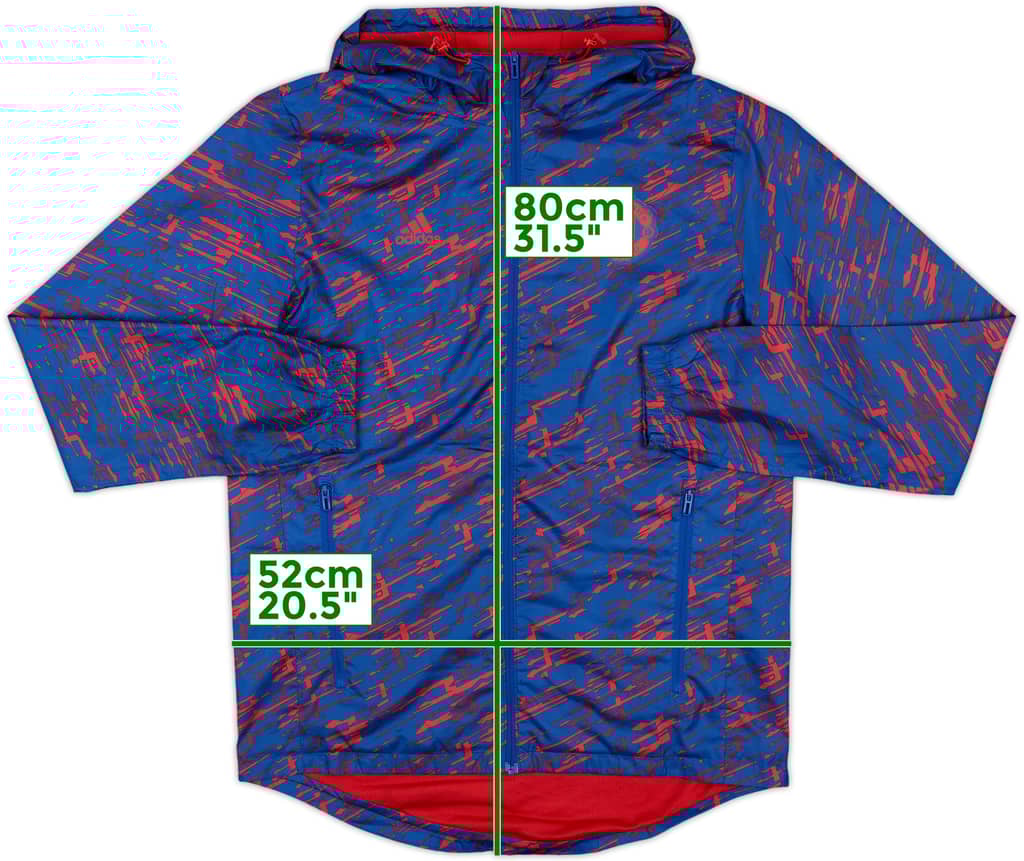 2016-17 Manchester United adidas Hooded Track Jacket - 5/10 - (S)