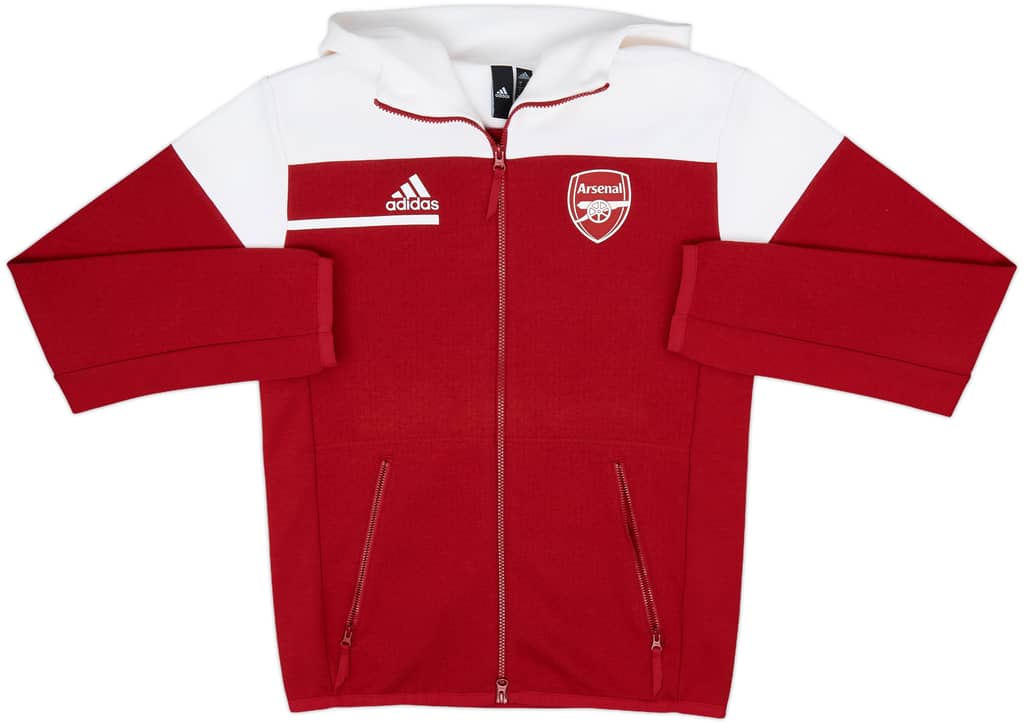 2020-21 Arsenal adidas Hooded Track Jacket - 10/10 - (S)
