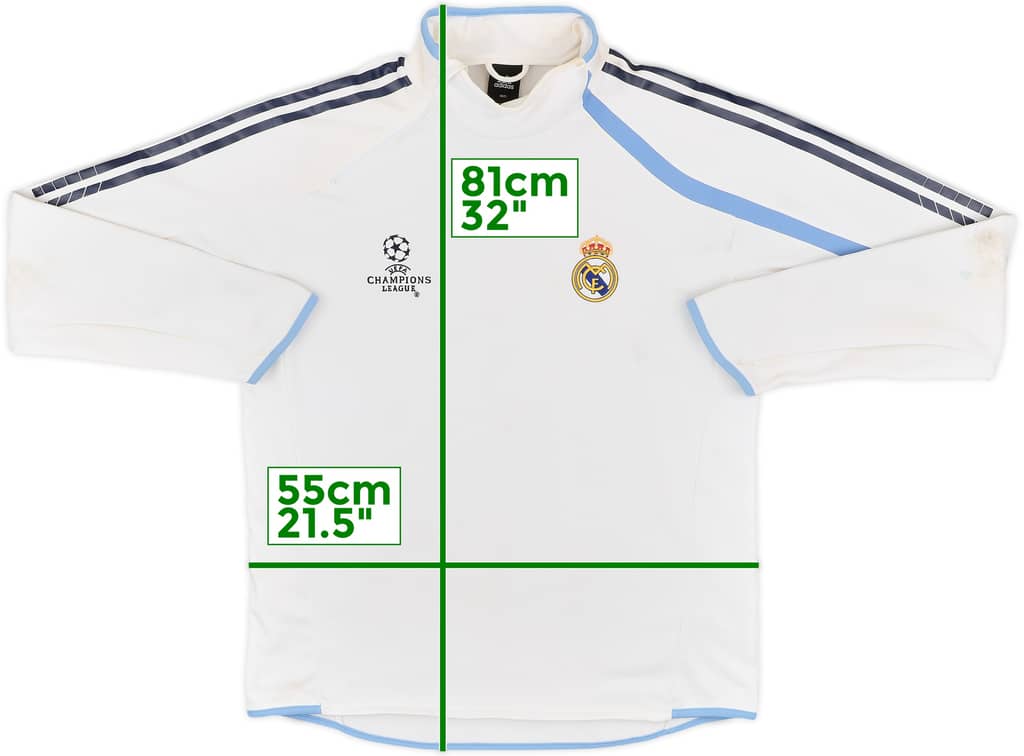2005-06 Real Madrid adidas CL Track Jacket - 7/10 - (XL)