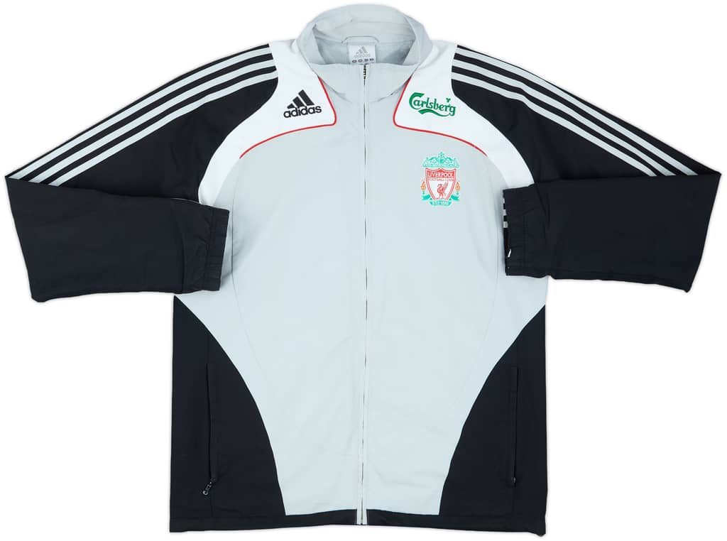 2008-09 Liverpool adidas Track Jacket - 8/10 - (M/L)