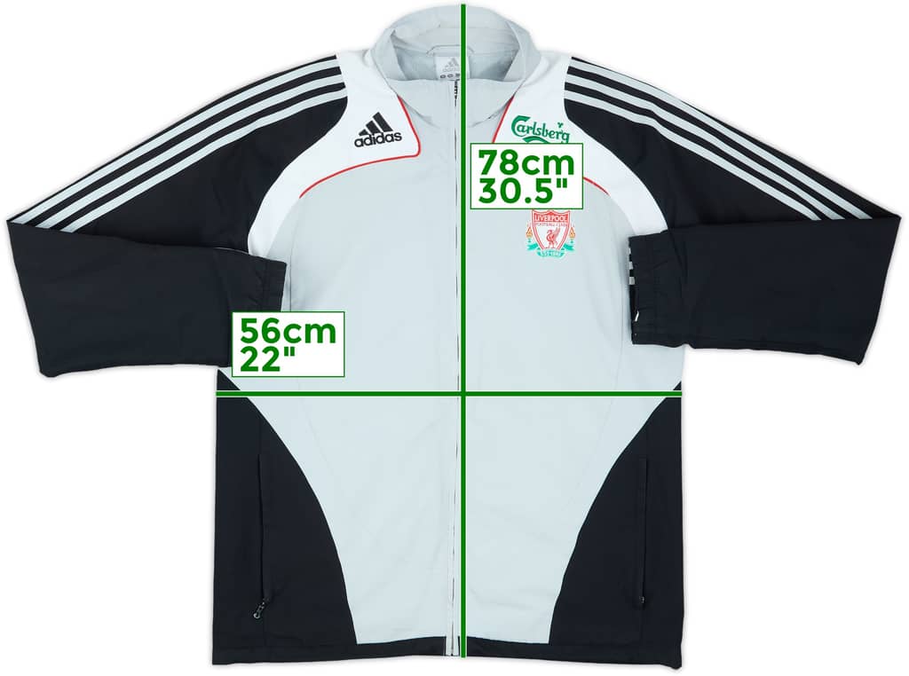 2008-09 Liverpool adidas Track Jacket - 8/10 - (M/L)