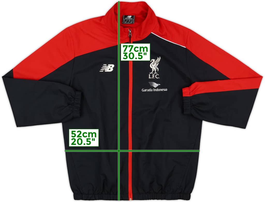 2015-16 Liverpool New Balance Track Jacket - 8/10 - (M)