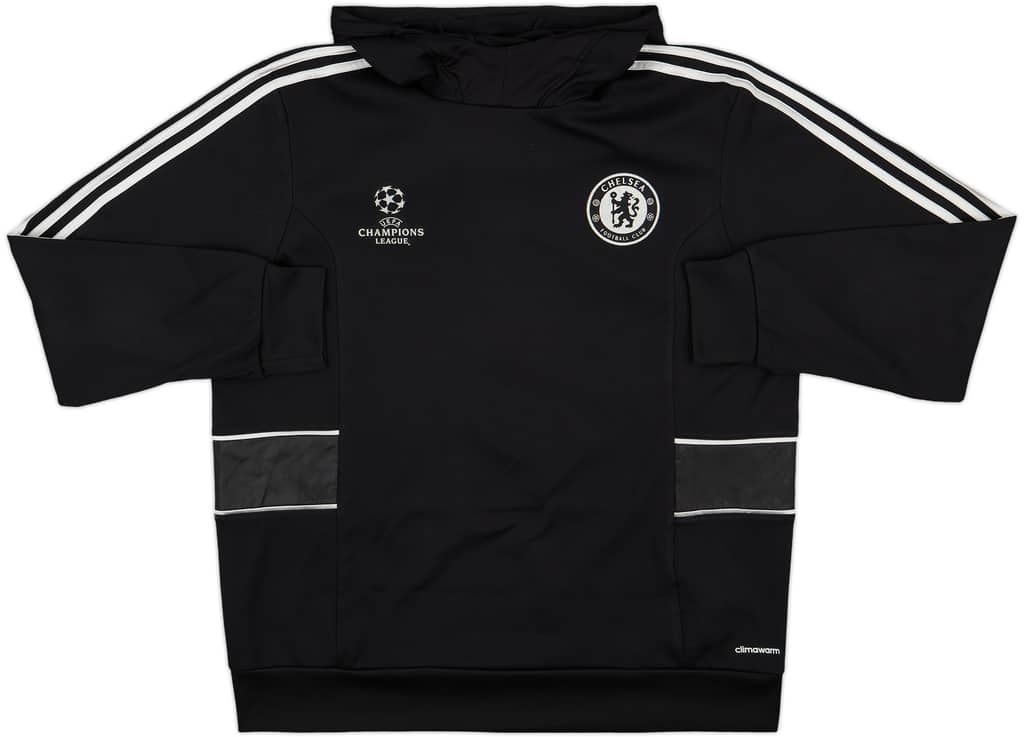 2013-14 Chelsea adidas CL Hooded Training Top - 8/10 - (XL)