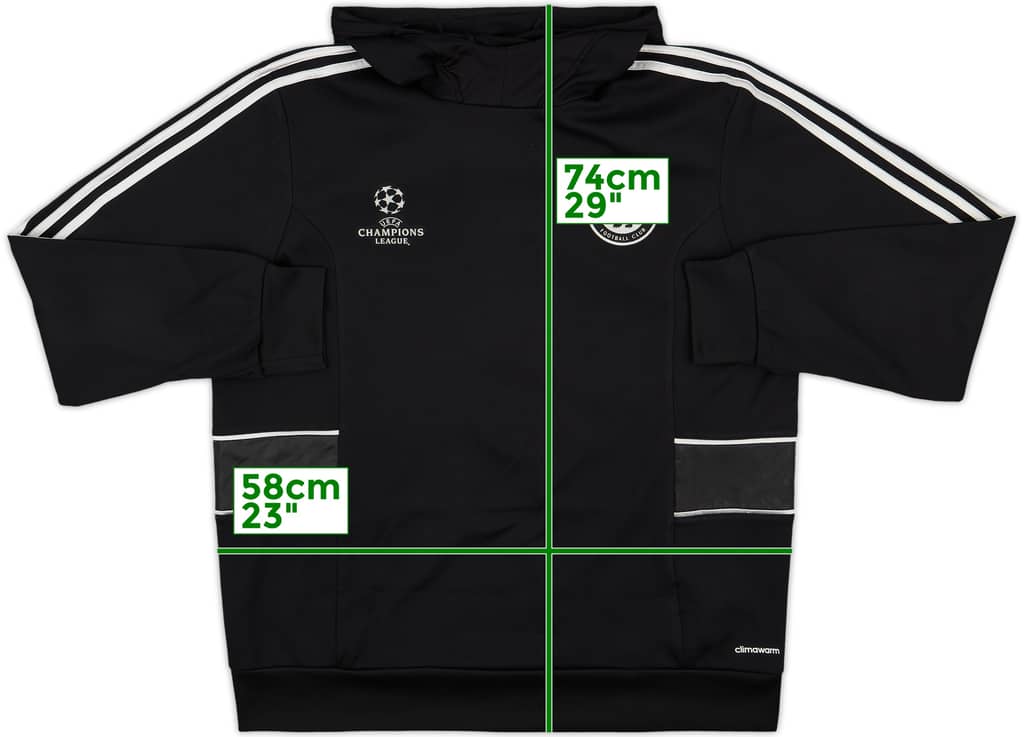 2013-14 Chelsea adidas CL Hooded Training Top - 8/10 - (XL)