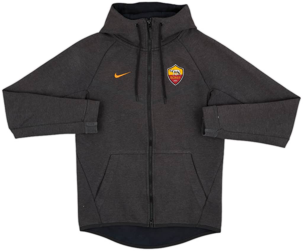2017-18 Roma Nike Tech Hooded Track Jacket - 7/10 - (S)