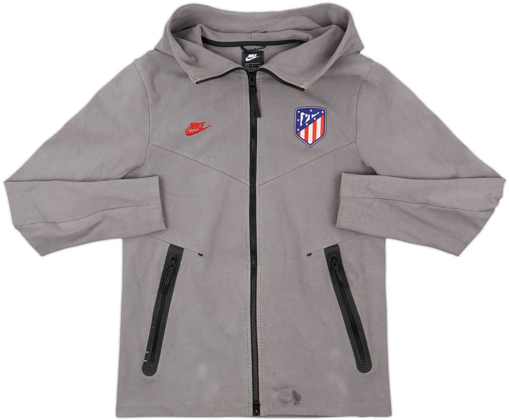 2019-20 Atletico Madrid Nike Hooded Track Jacket - 7/10 - (S)
