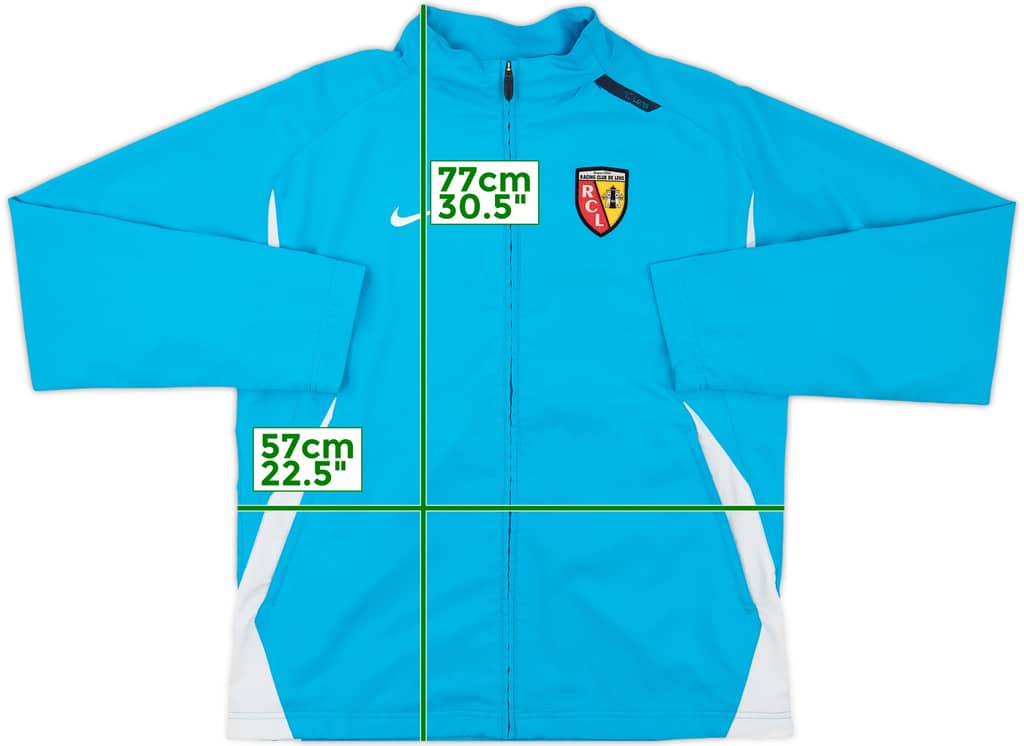 2008-09 RC Lens Nike Track Jacket - 9/10 - (L)