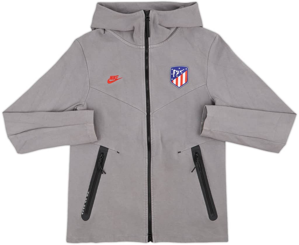 2019-20 Atletico Madrid Nike Hooded Track Jacket - 7/10 - (S)