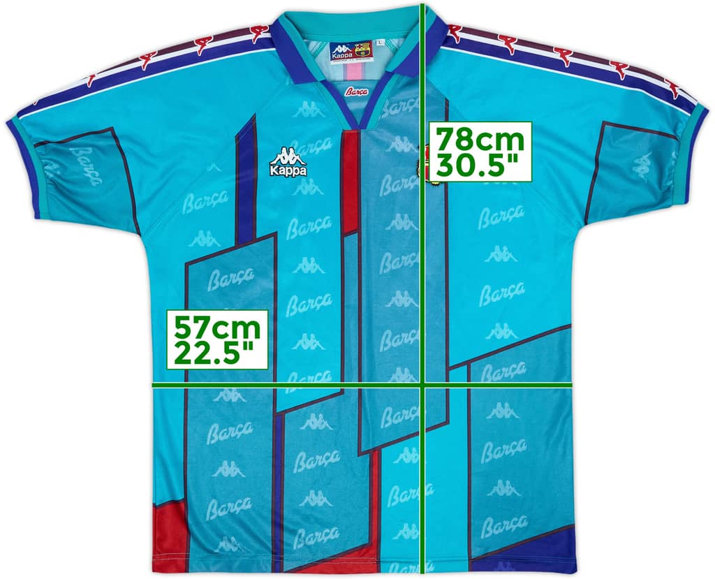 1995-97 Barcelona Away Shirt - 9/10 - (L)