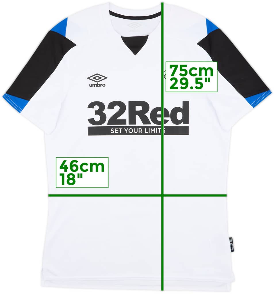2021-22 Derby Home Shirt - 10/10 - (M)