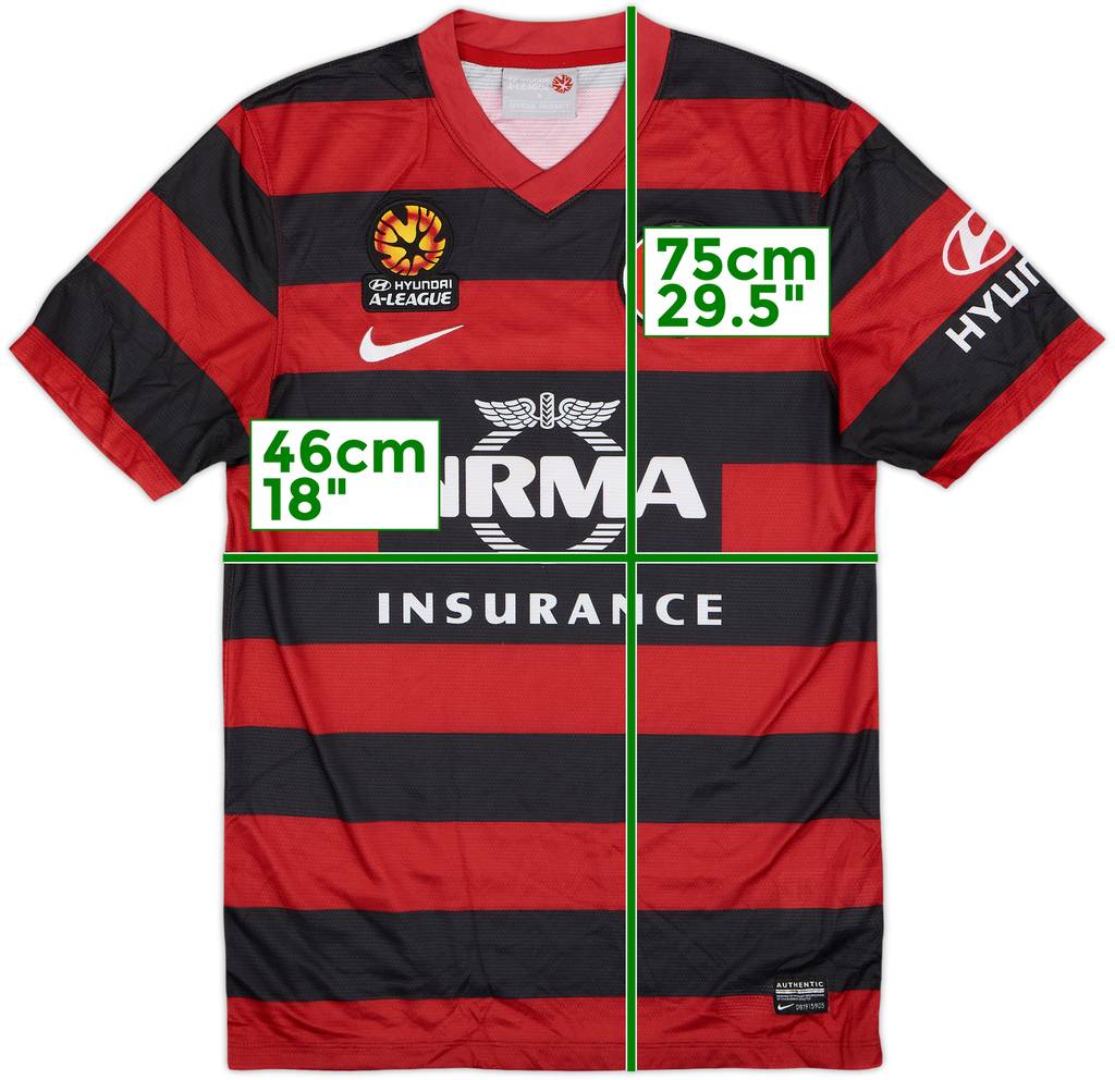 2013-14 Western Sydney Wanderers Home Shirt - 8/10 - (S)