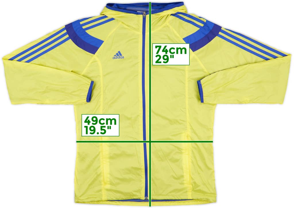 2014-15 Chelsea adidas Hooded Rain Jacket - 6/10 - (M)