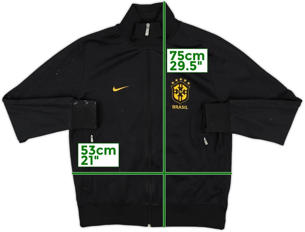 2010-11 Brazil Nike Track Jacket - 5/10 - (L)