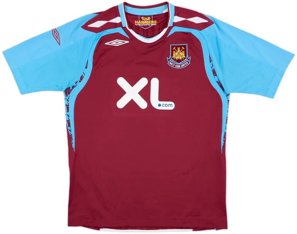 2007-08 West Ham Home Shirt - 4/10 - (M)