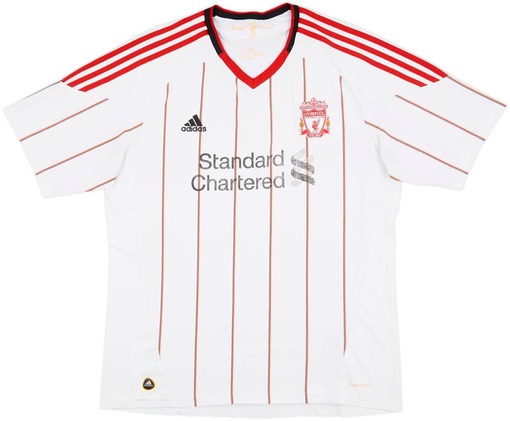 2010-11 Liverpool Away Shirt - 4/10 - (XL)