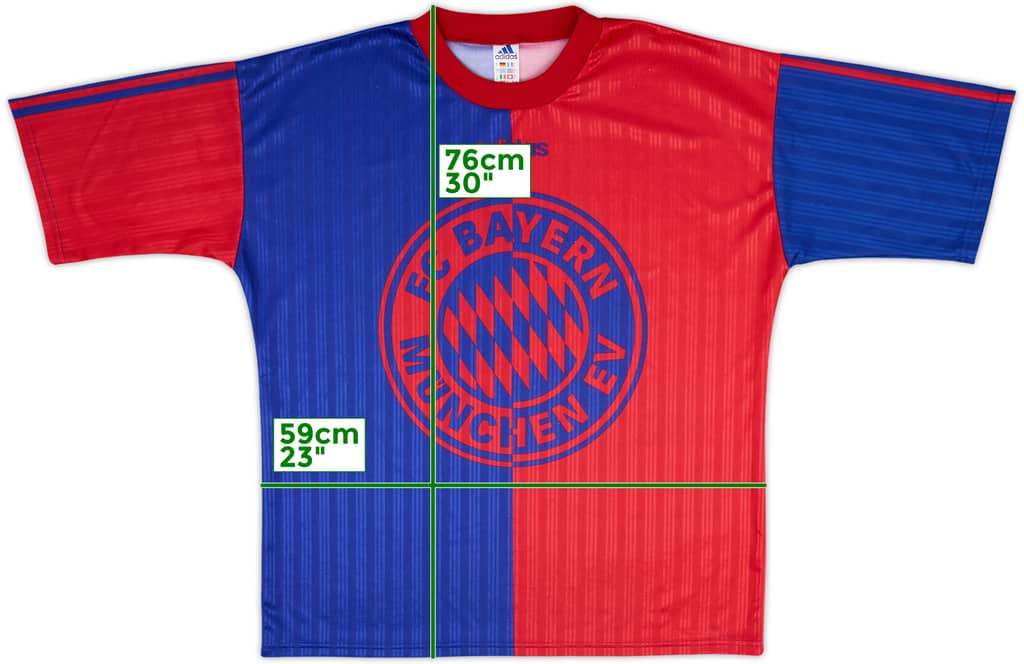 1995-96 Bayern Munich adidas Training Shirt - 6/10 - (L)