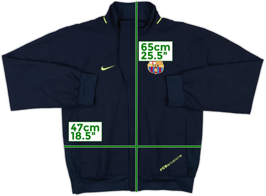 2007-08 Barcelona Nike Track Jacket - 7/10 - (S)