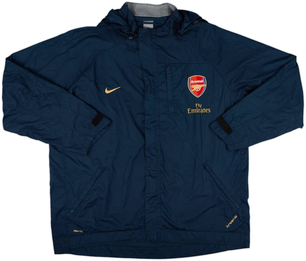 2007-08 Arsenal Nike Hooded Rain Jacket - 5/10 - (XL)