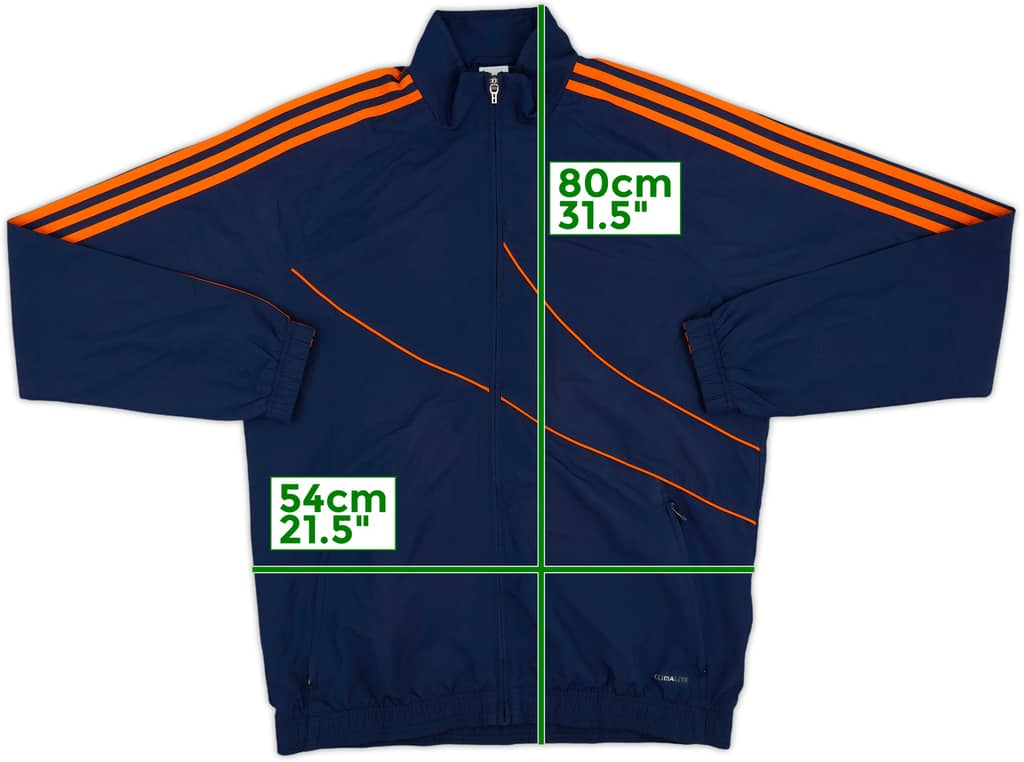 2013-14 Olympique Marseille adidas Track Jacket - 8/10 - (L)