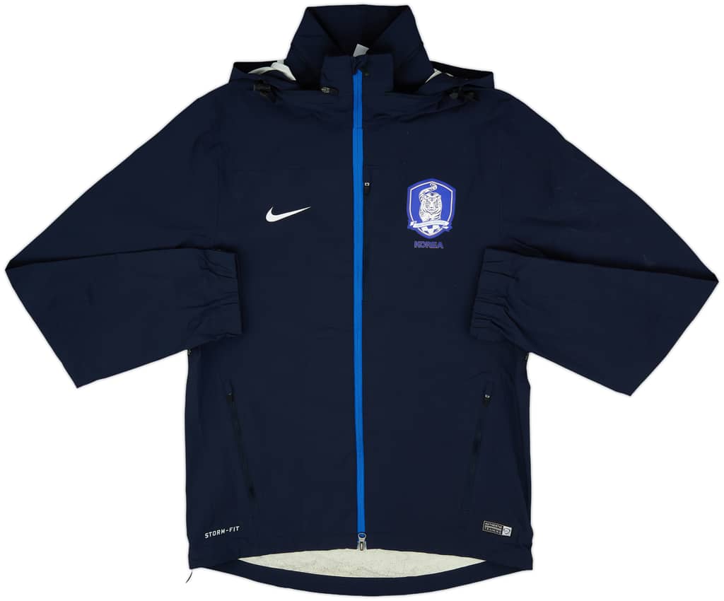 2014-15 South Korea Nike Storm-Fit Hooded Rain Jacket - 8/10 - (S)