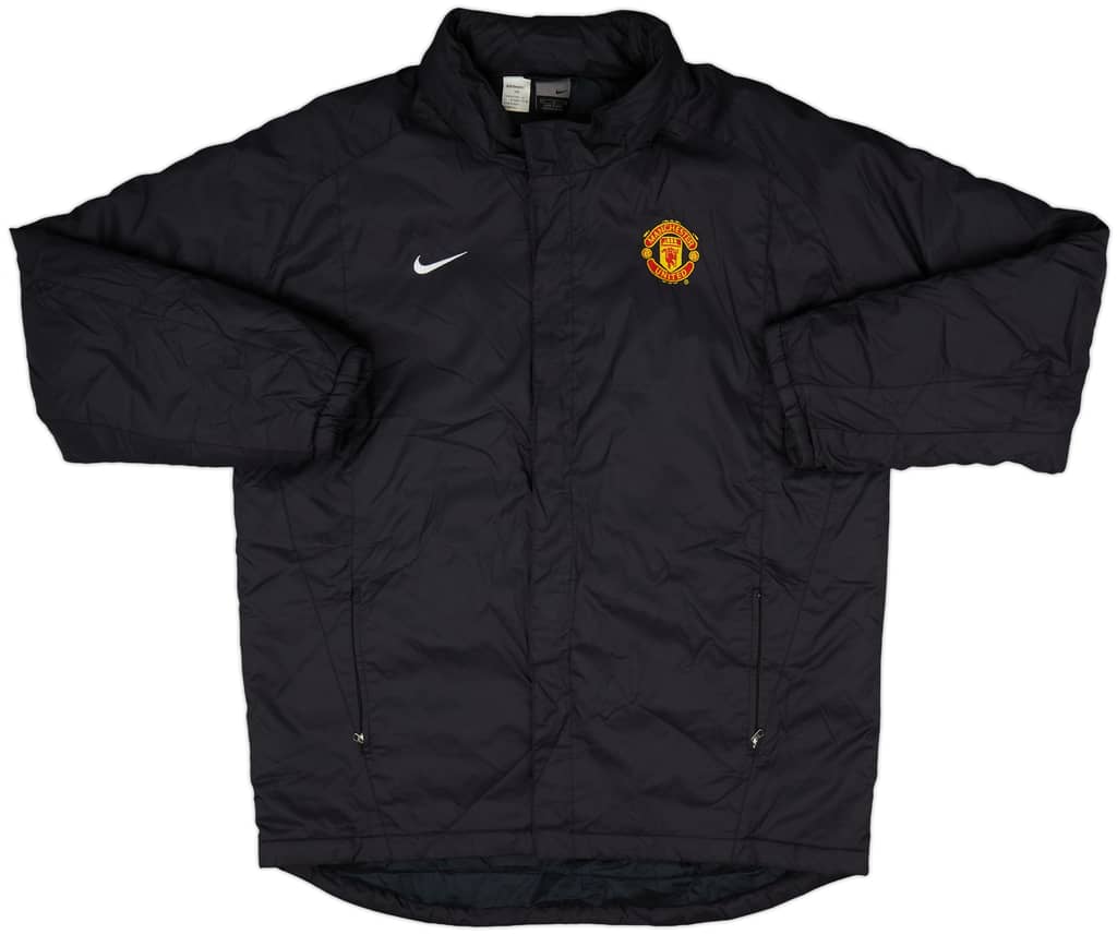 2003-04 Manchester United Nike Padded Bench Coat - 8/10 - (M)