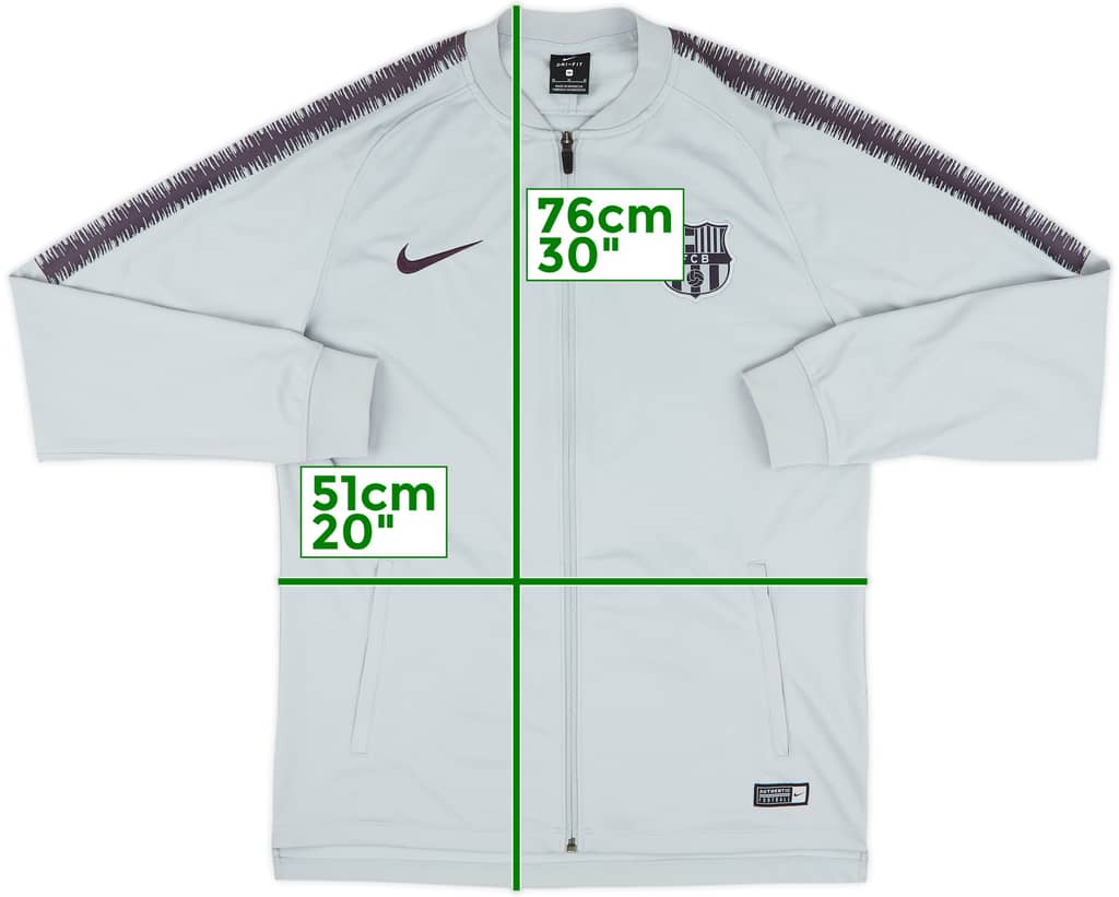 2018-19 Barcelona Nike Track Jacket - 8/10 - (M)
