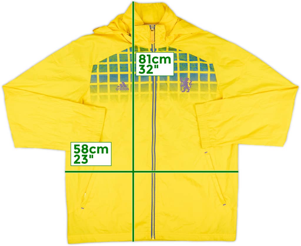2011-12 Chelsea adidas Hooded Rain Jacket - 8/10 - (L)