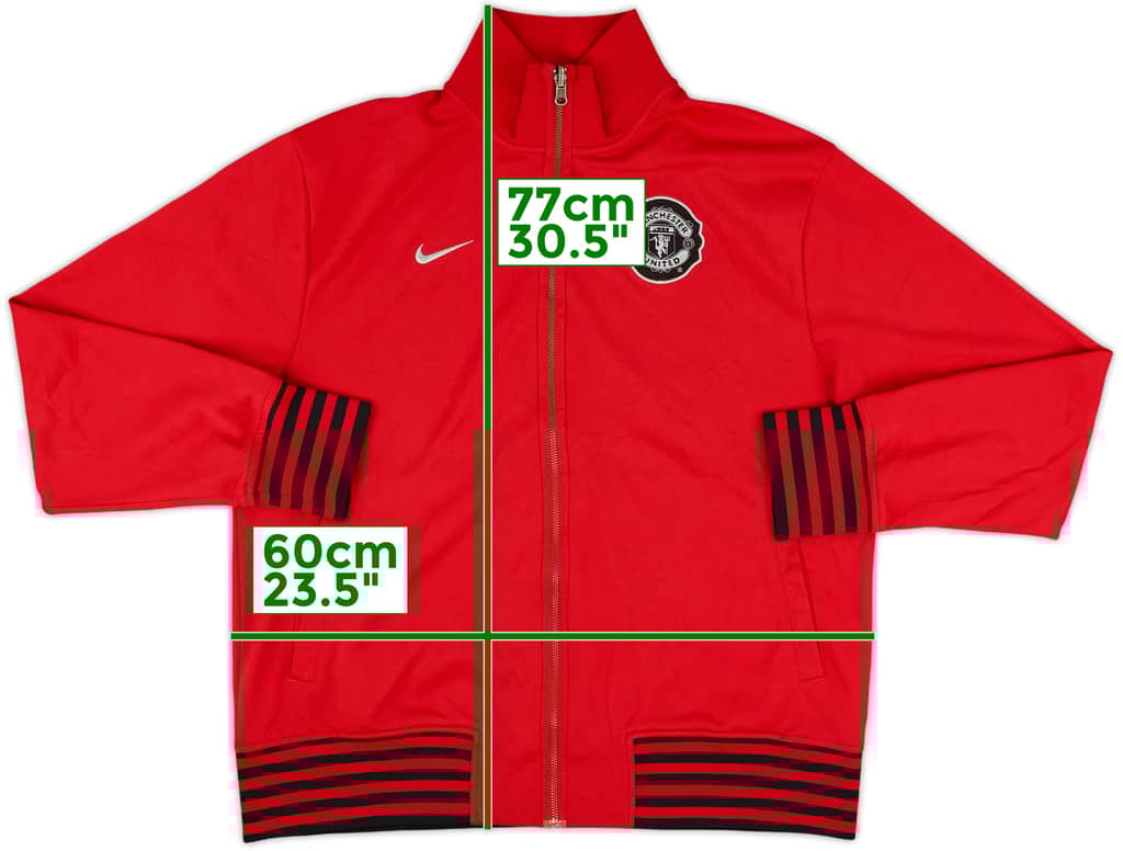 2010-11 Manchester United Nike Track Jacket - 9/10 - (L)