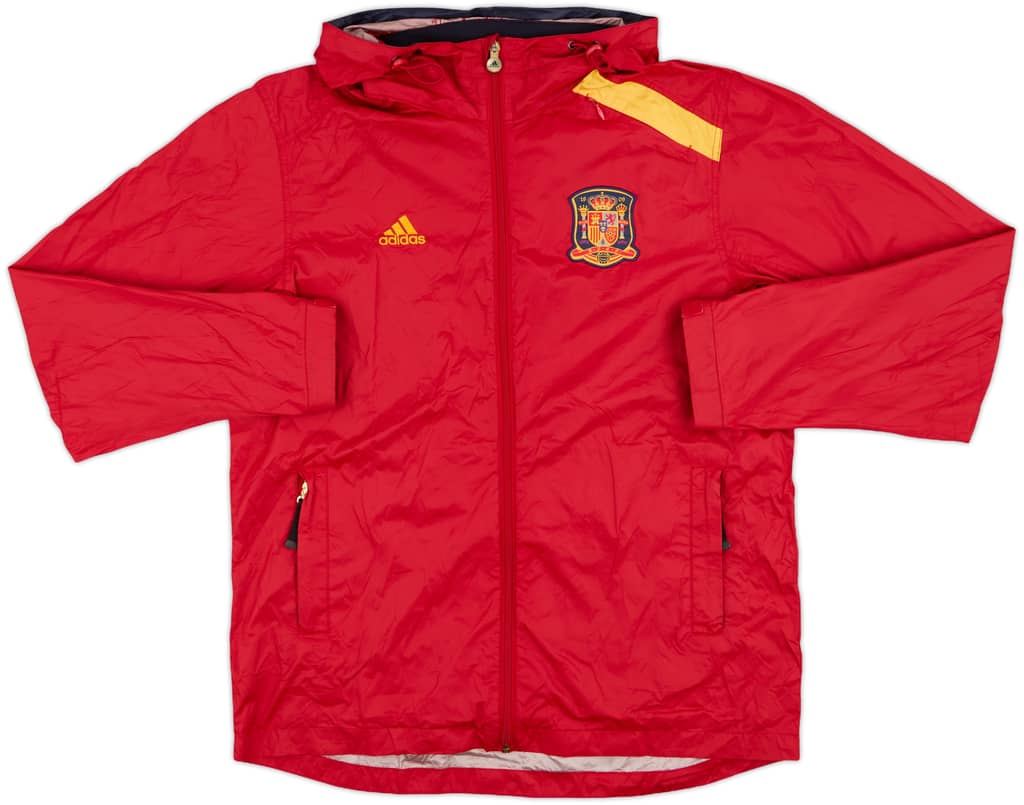 2011-12 Spain adidas Hooded Rain Jacket - 7/10 - (M)
