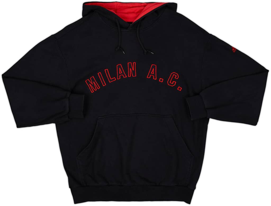 2010-11 AC Milan adidas Hoodie - 9/10 - (L)