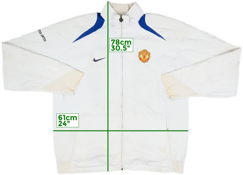 2005-06 Manchester United Nike Track Jacket - 4/10 - (XXL)