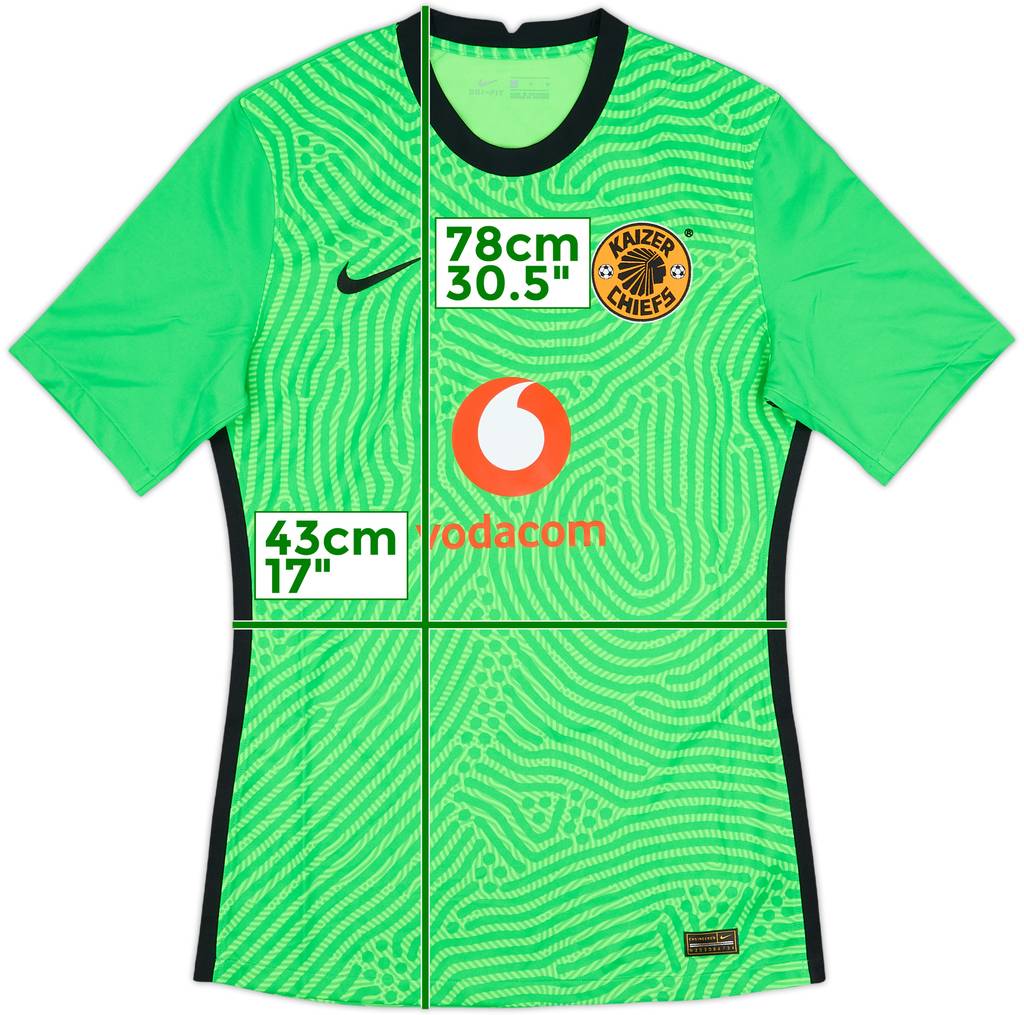 2020-21 Kaizer Chiefs GK S/S Shirt - 8/10 - (M)